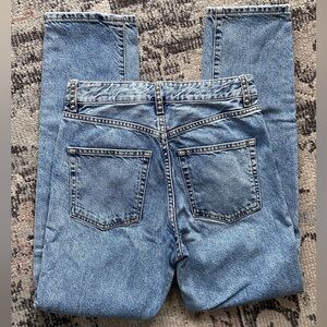 H&M High waisted grommet jeans. Vintage fit.sz.25w